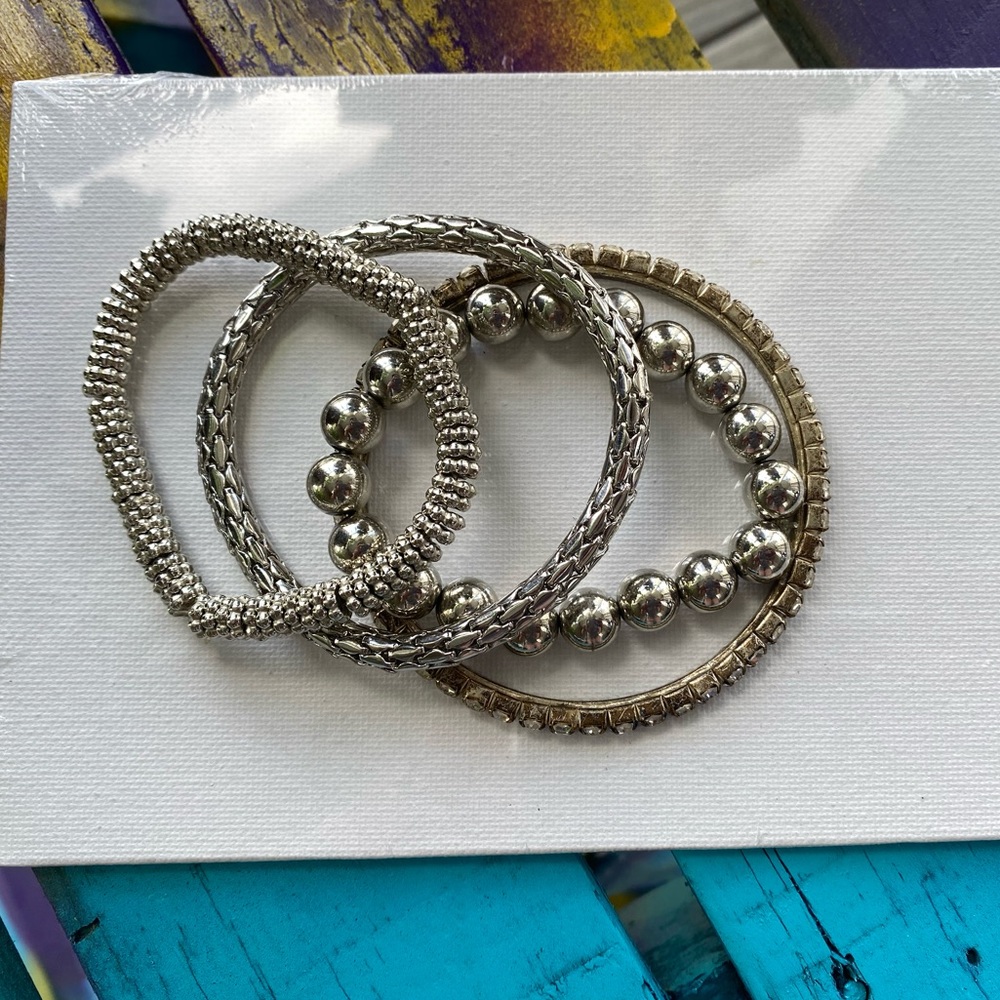 Silver Bracelet Set - Picture 2 of 2